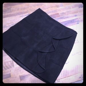 Jcrew factory mini felt skirt